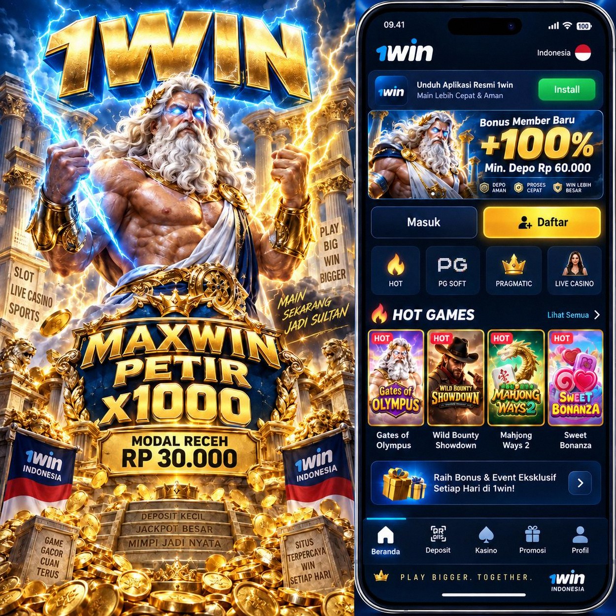 1WIN - 1win Platform Game Online dengan Beragam Pilihan Permainan Seru